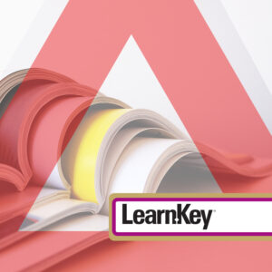 Adobe InDesign course at LearnKey’s Learning Academy focused on print and digital media publication, aligned with Adobe certification standards