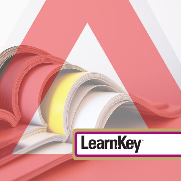 Adobe InDesign course at LearnKey’s Learning Academy focused on print and digital media publication, aligned with Adobe certification standards