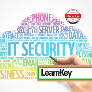Security+ SY0-701 course at LearnKey’s Learning Academy focused on cybersecurity fundamentals, threat mitigation, and system protection